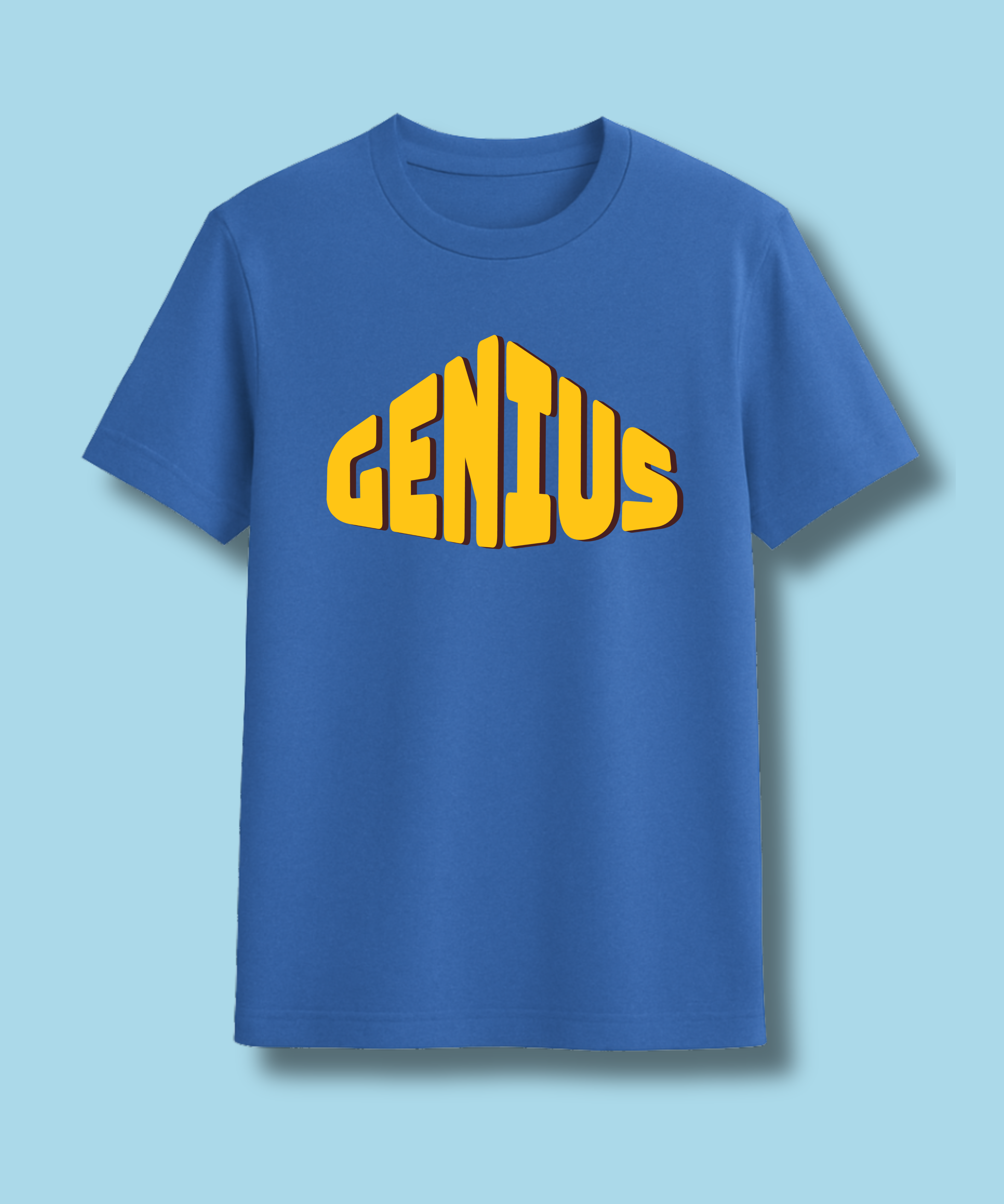 Genius - Unisex Half Sleeve Tshirt