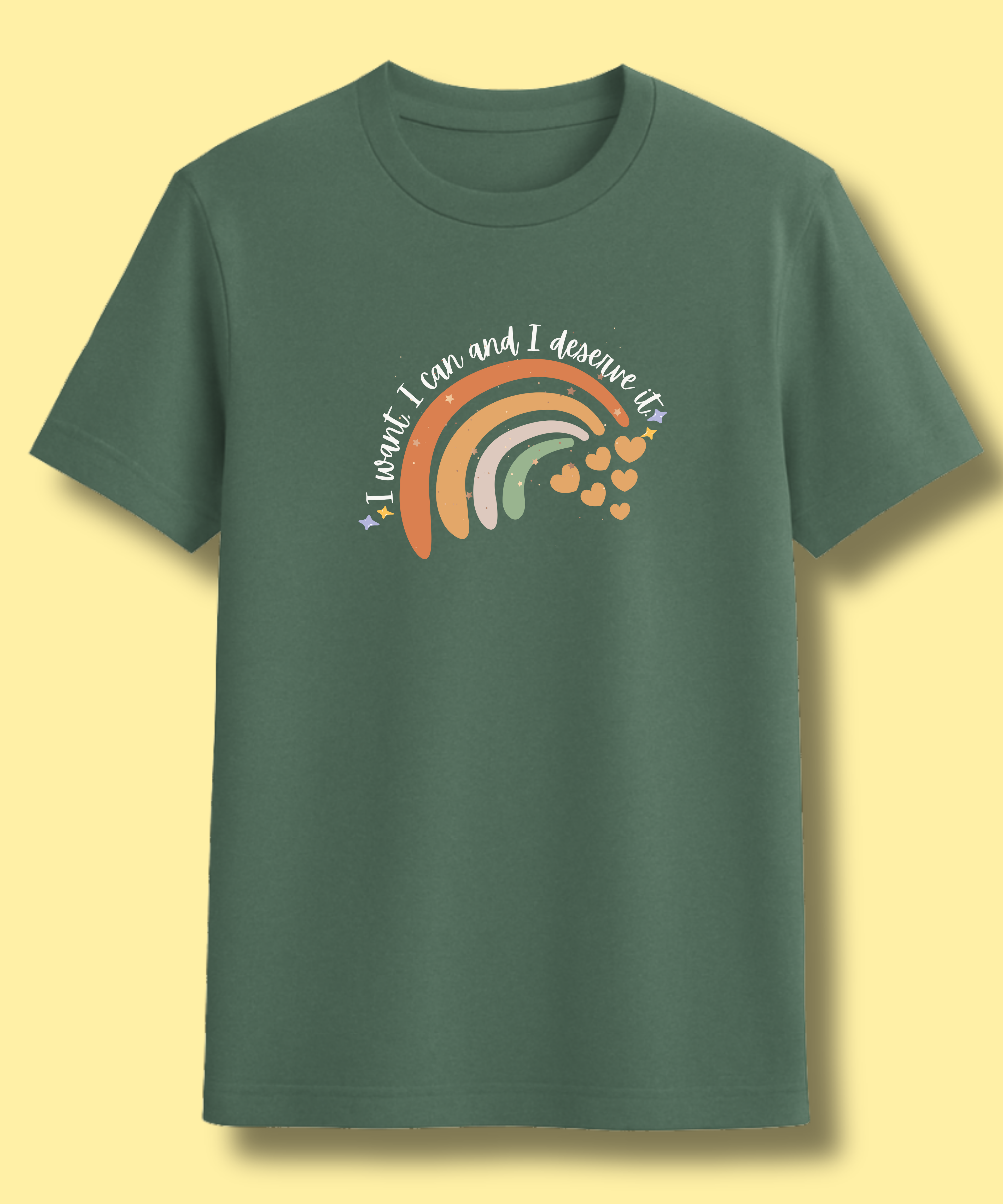 I Can I Deserve - Unisex Half Sleeve Tshirt