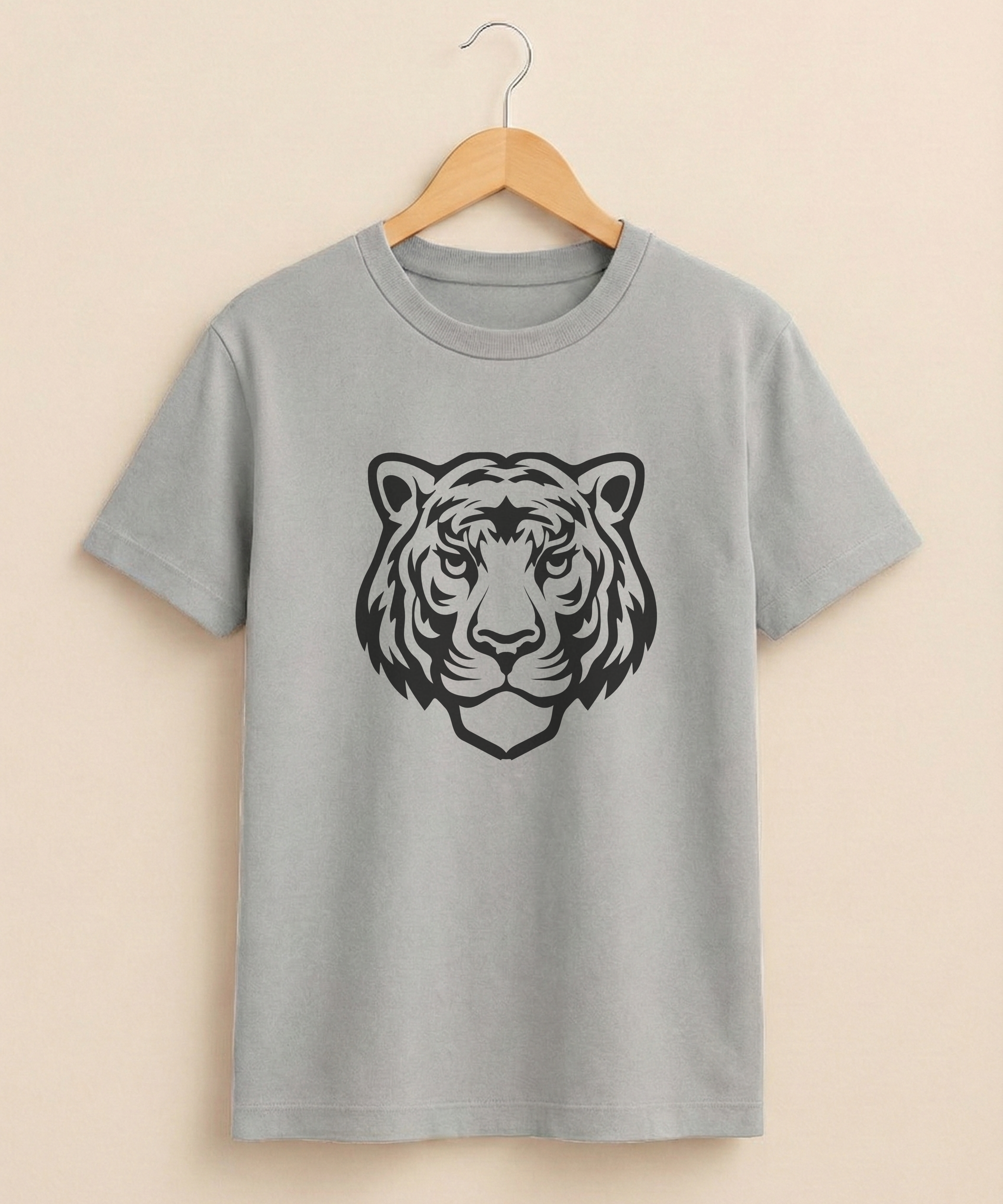 Lion Face - Unisex Half Sleeve Tshirt