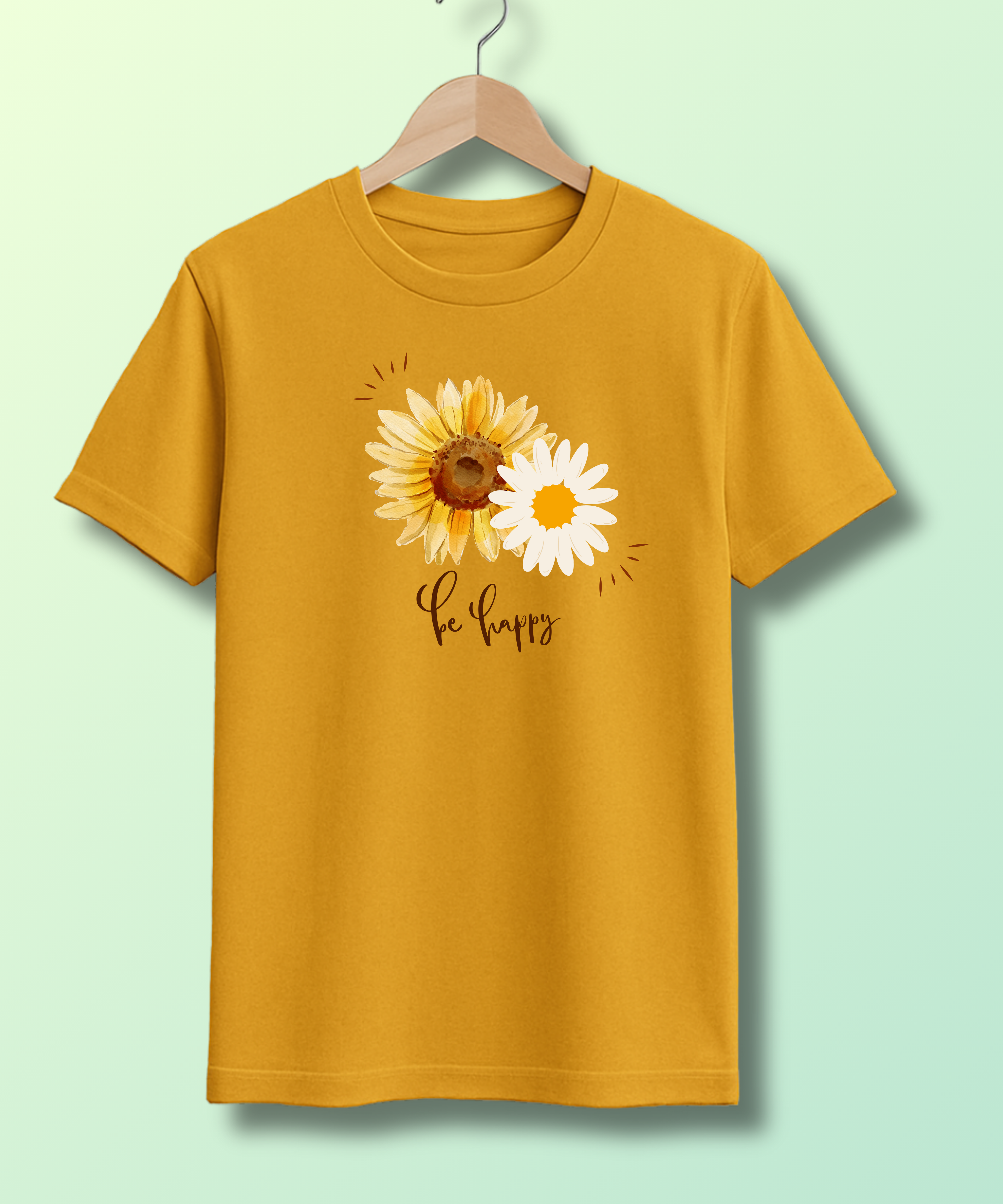 Be Happy - Unisex Half Sleeve Tshirt