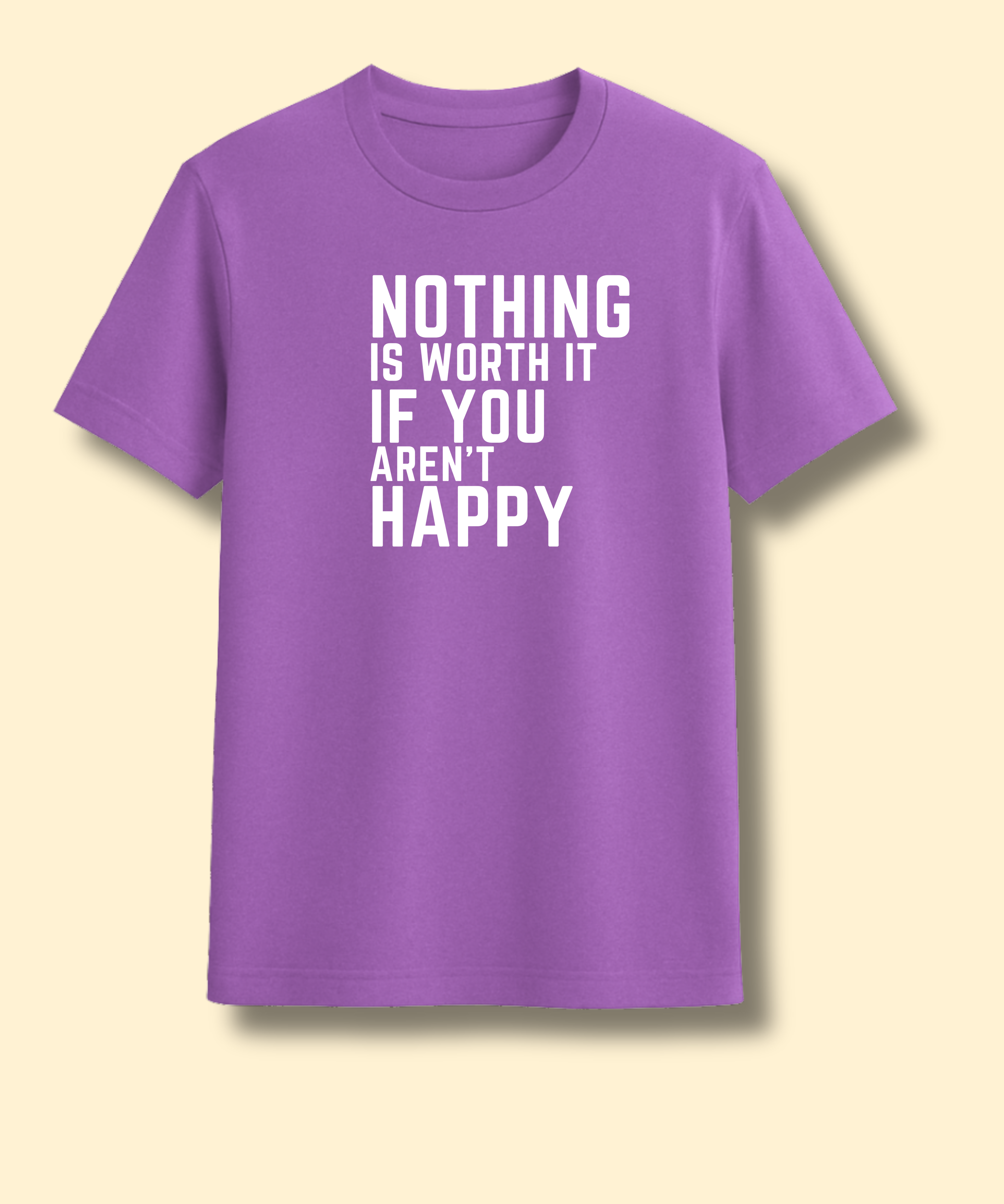 Nothing is worth it - Unisex Half Sleeve Tshirt