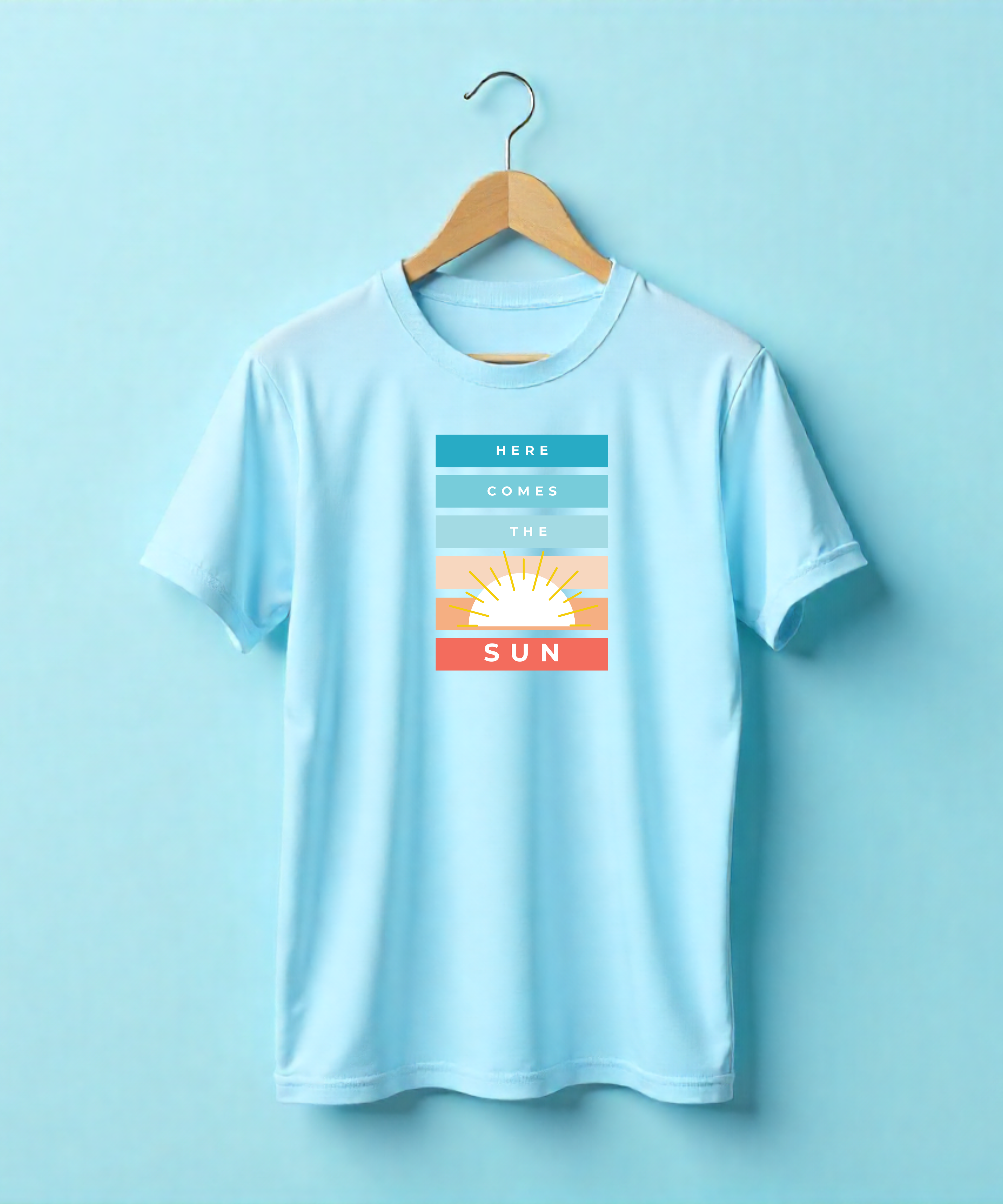 Here comes the Sun Tshirt - Half Sleeve Unisex Tee