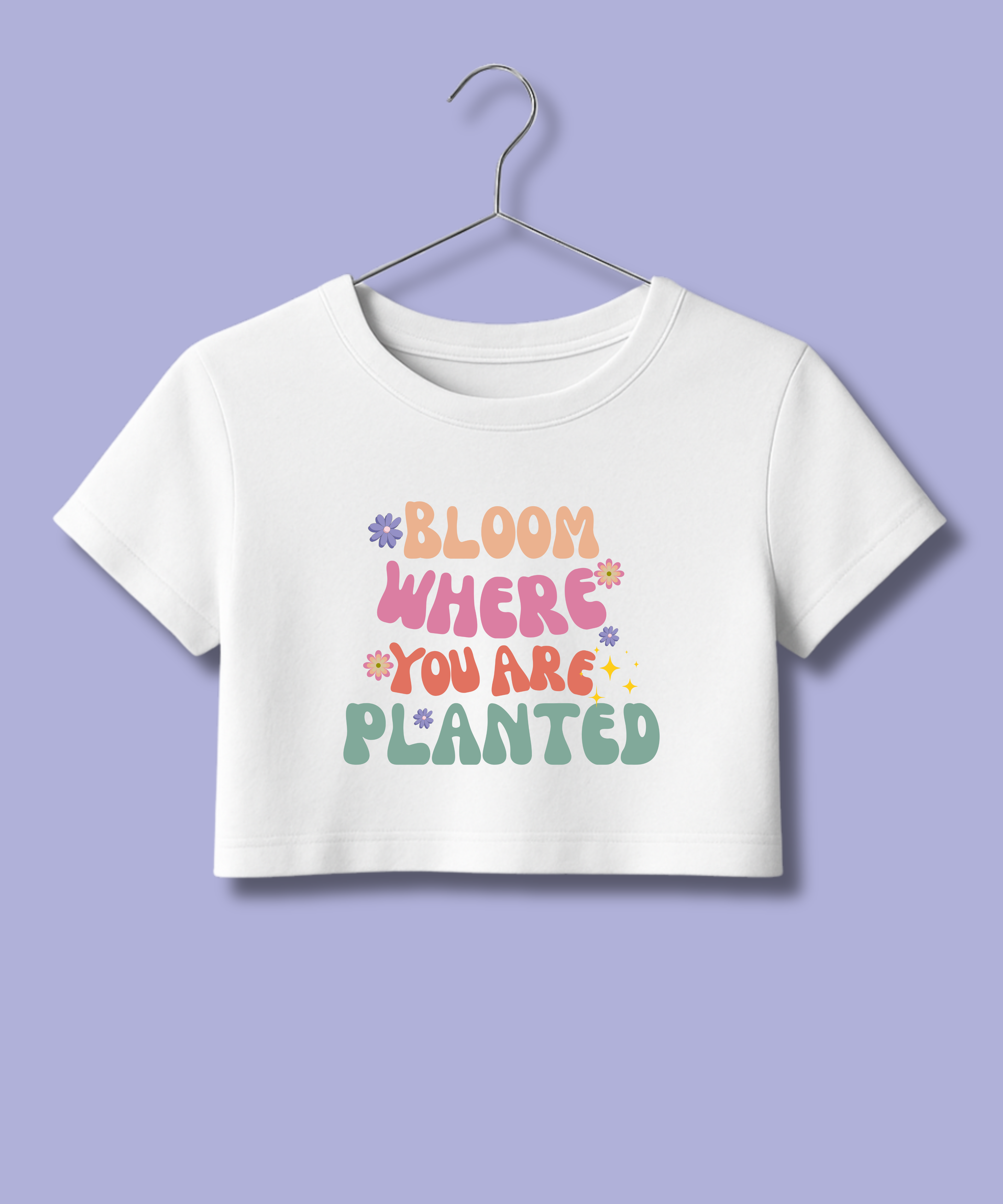 Bloom where you Planted - Crop Top
