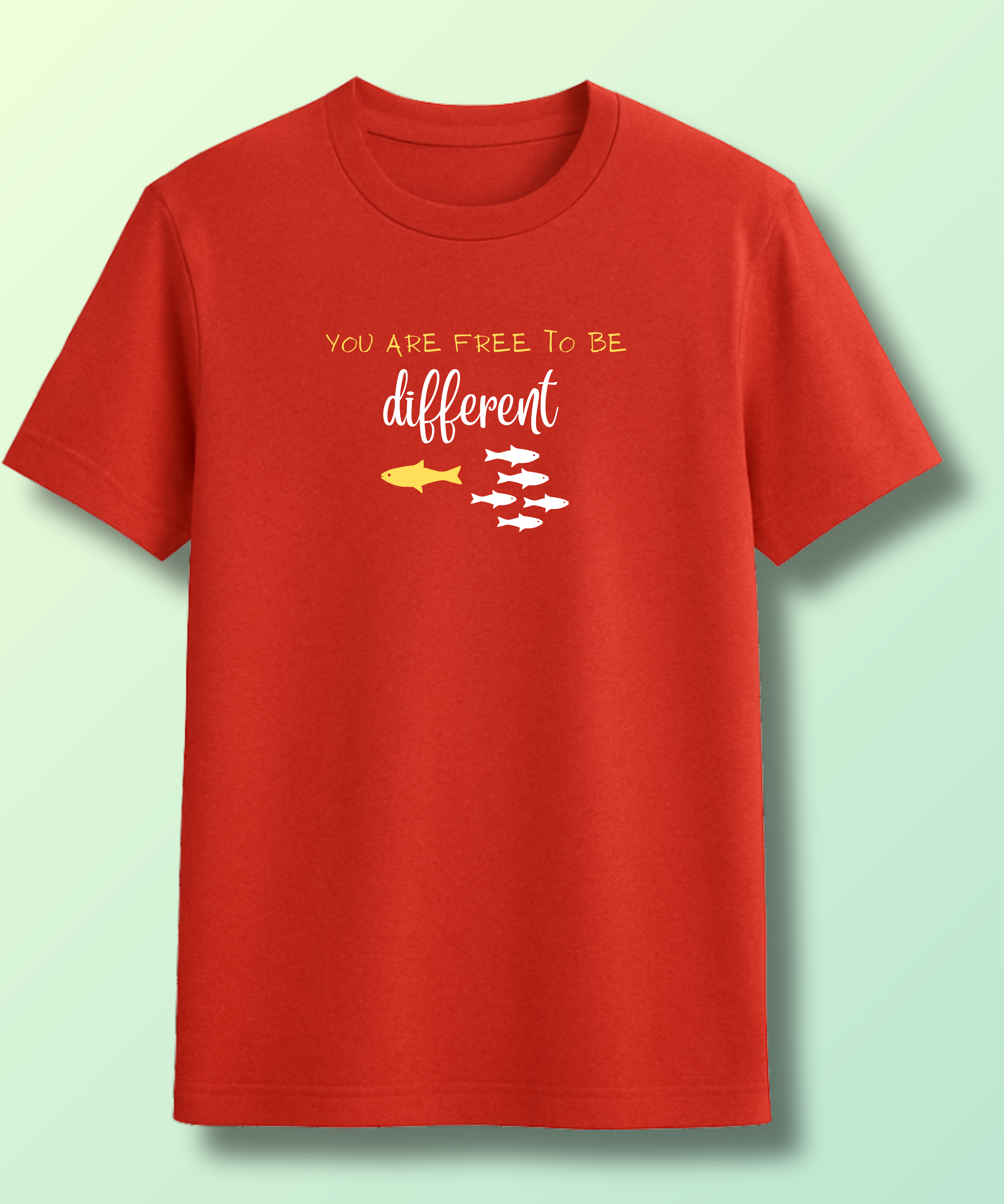 You are free to be Different - Unisex Half Sleeve Tshirt