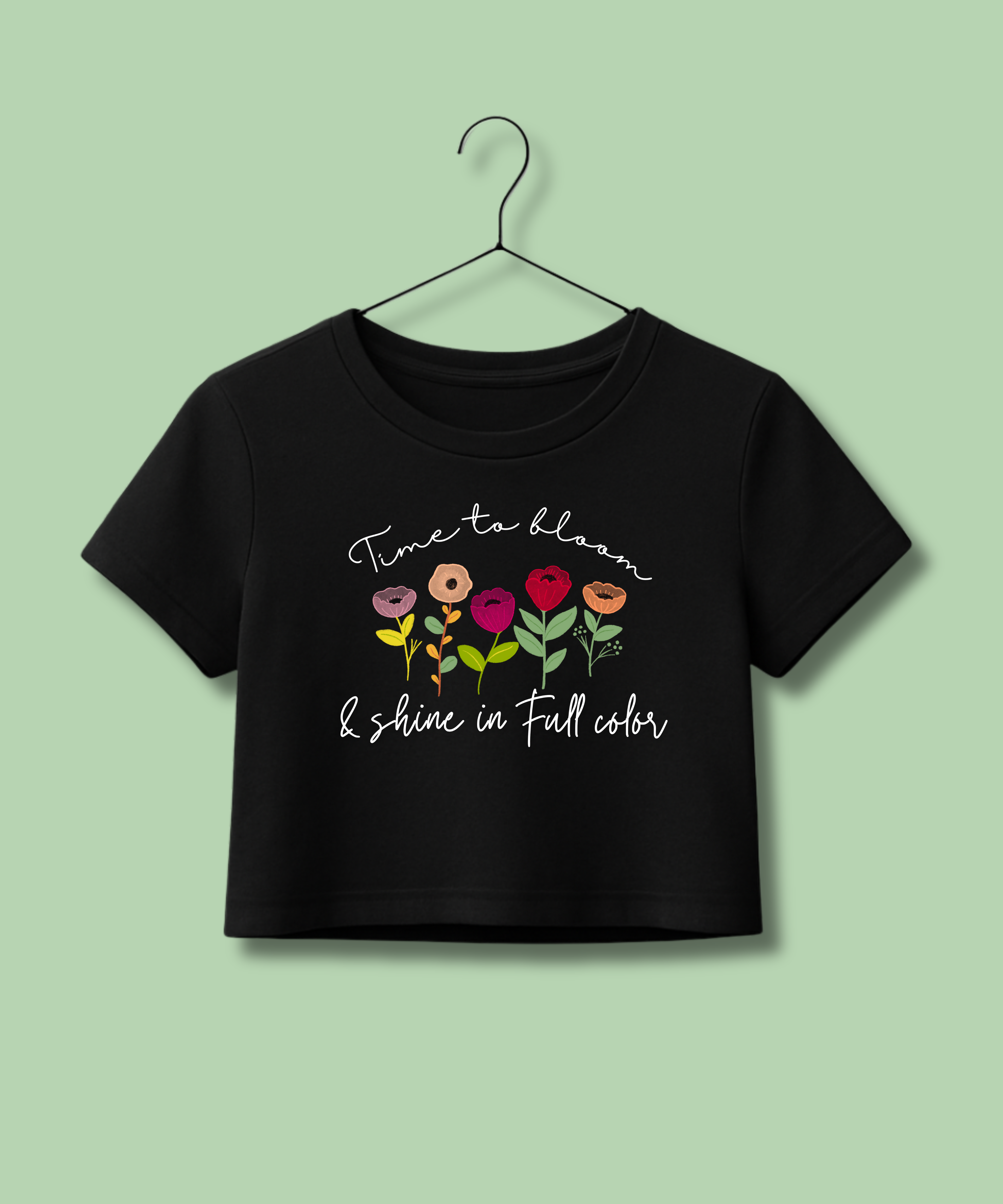 Time to Bloom - Crop Top