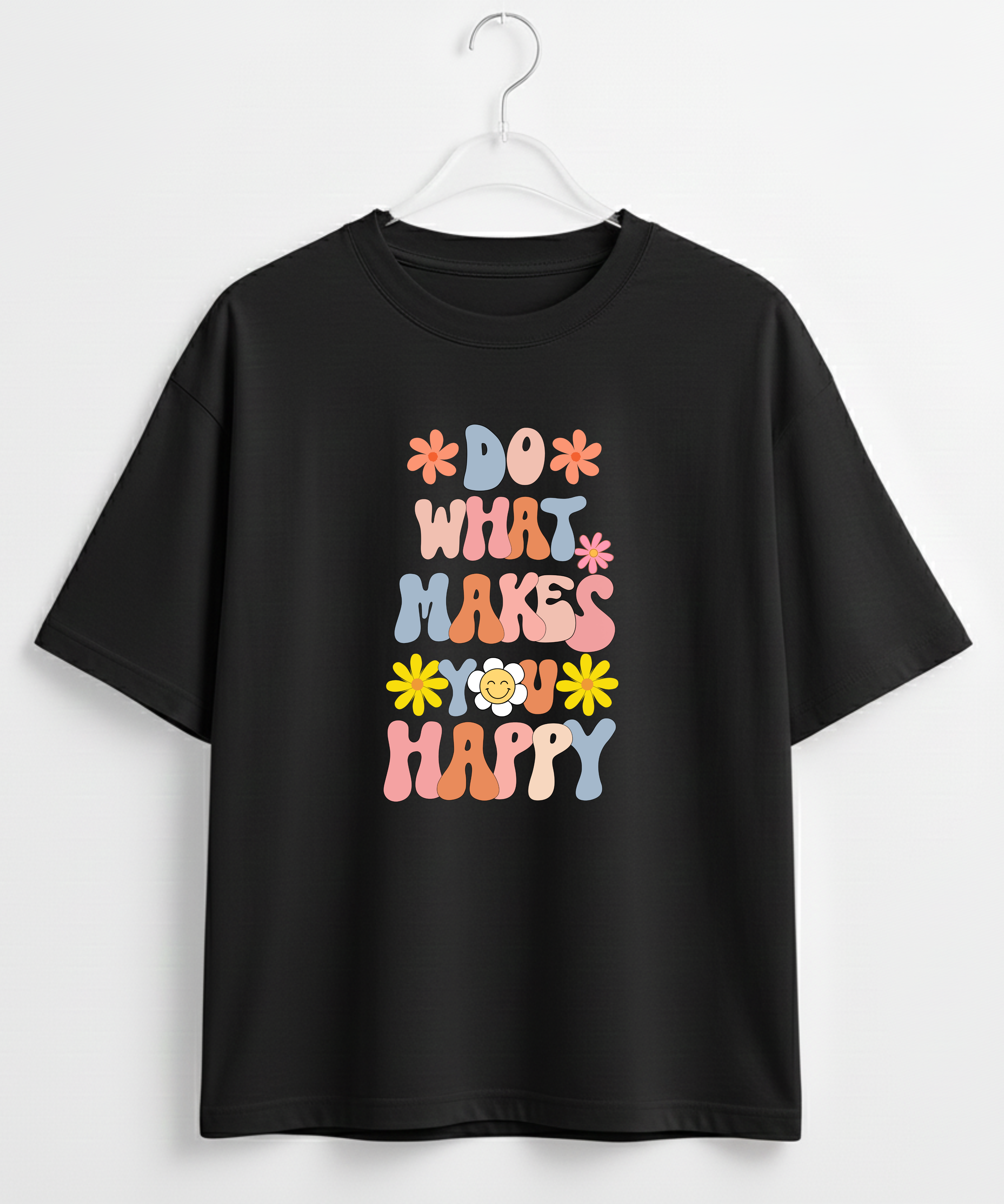 Do what makes you happy hippie color - Unisex Oversize Tshirt
