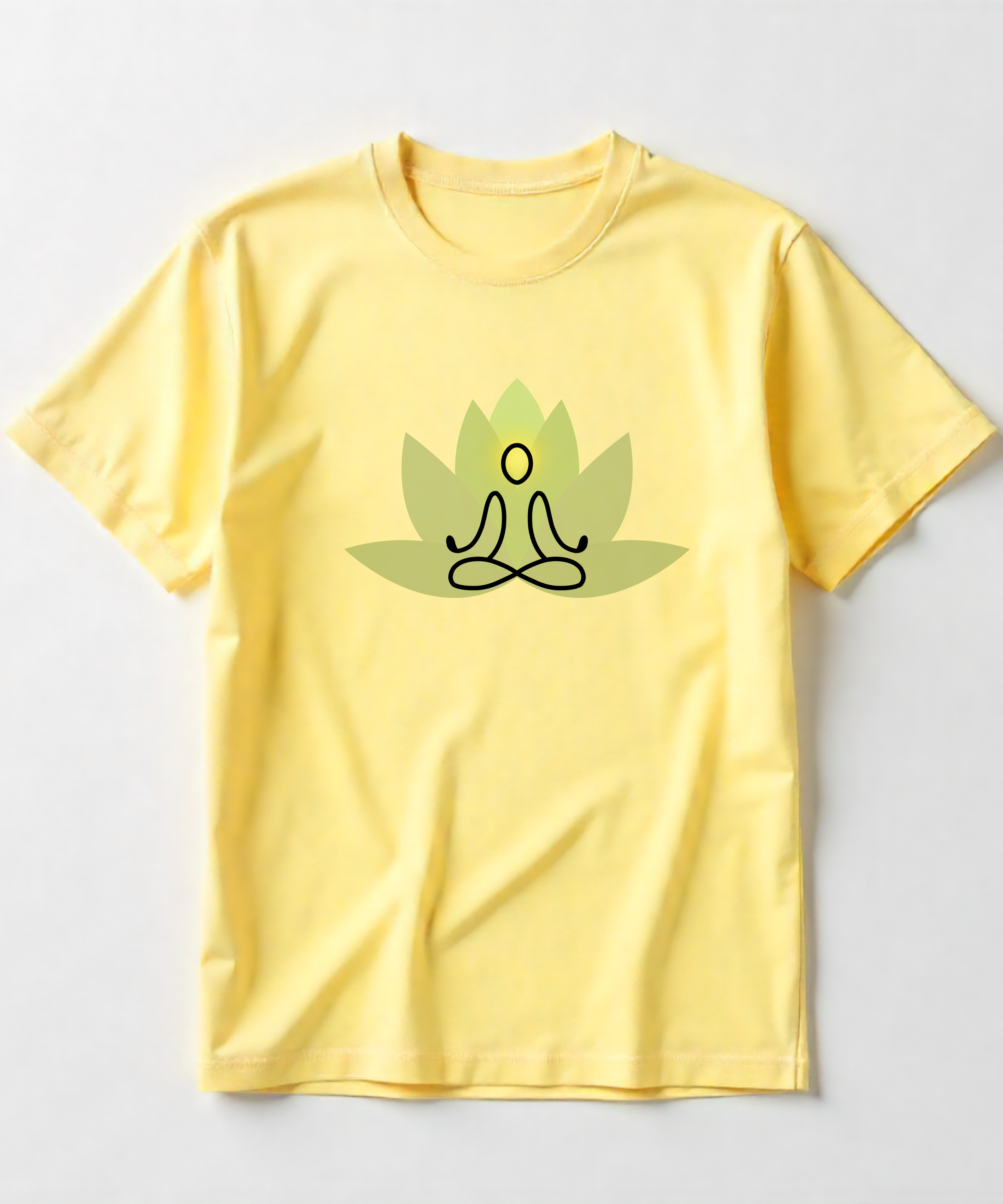 Meditate - Unisex Half Sleeve Tshirt