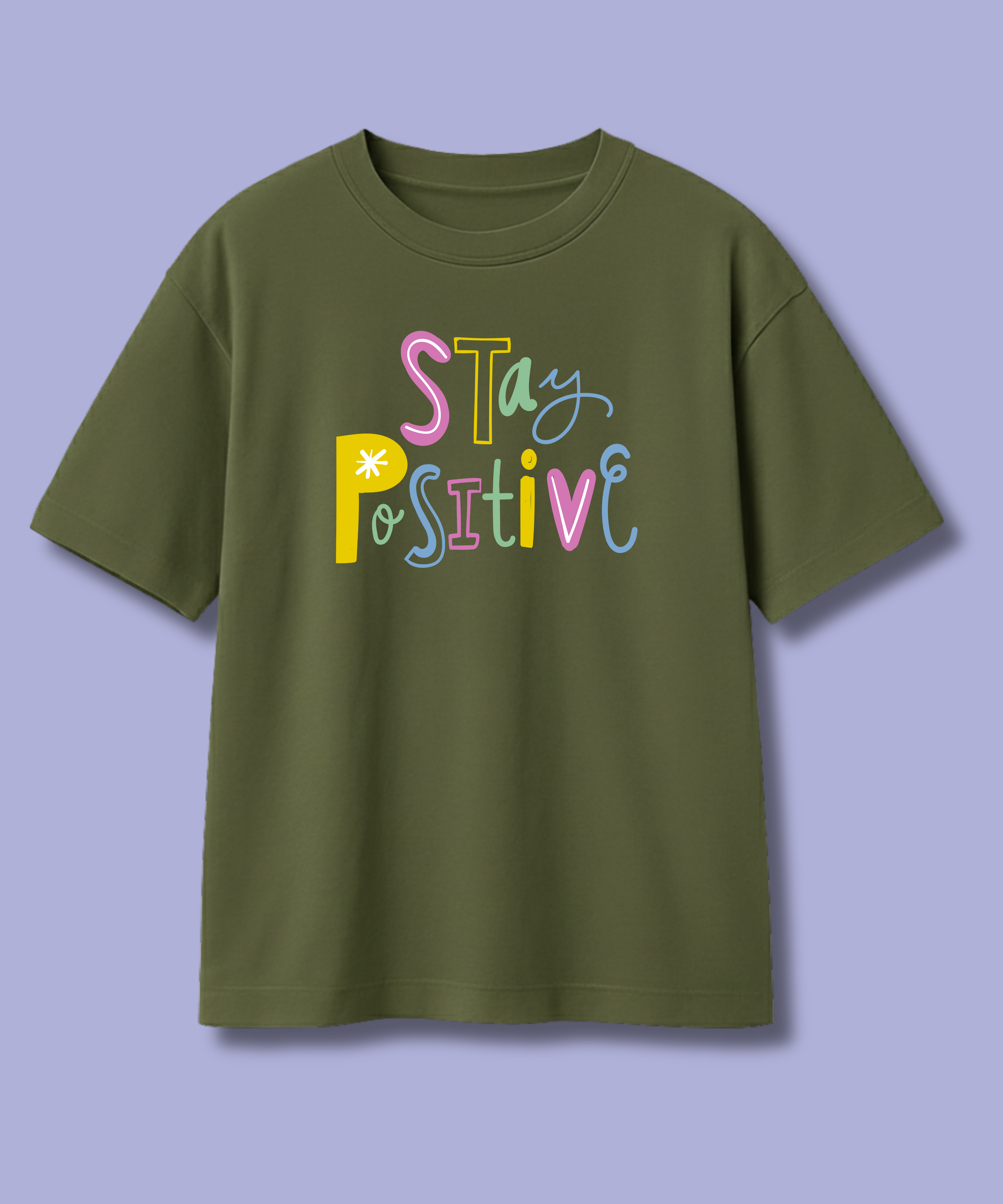 Stay Positive - Unisex Oversize Tshirt