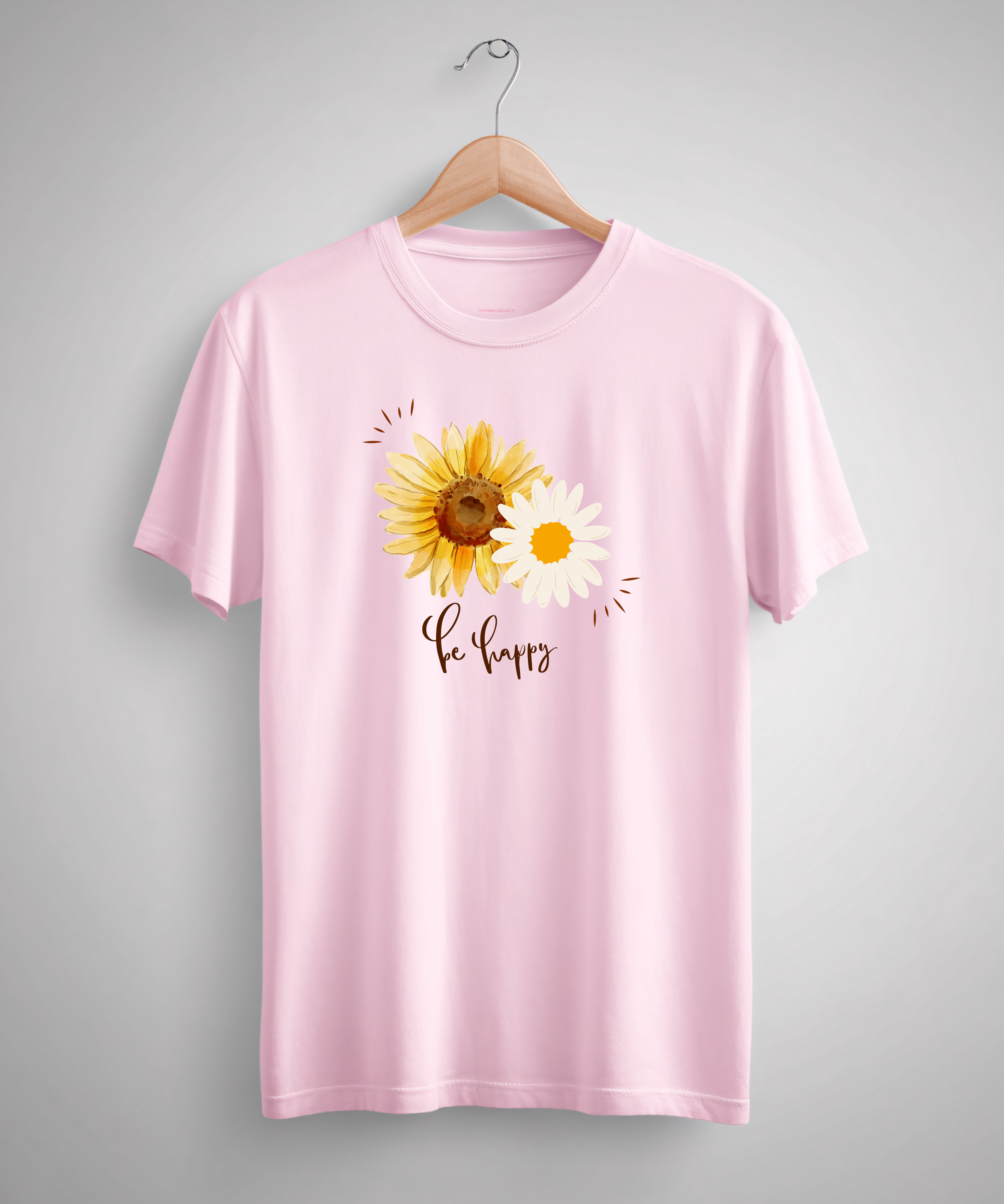 Be Happy - Unisex Half Sleeve Tshirt