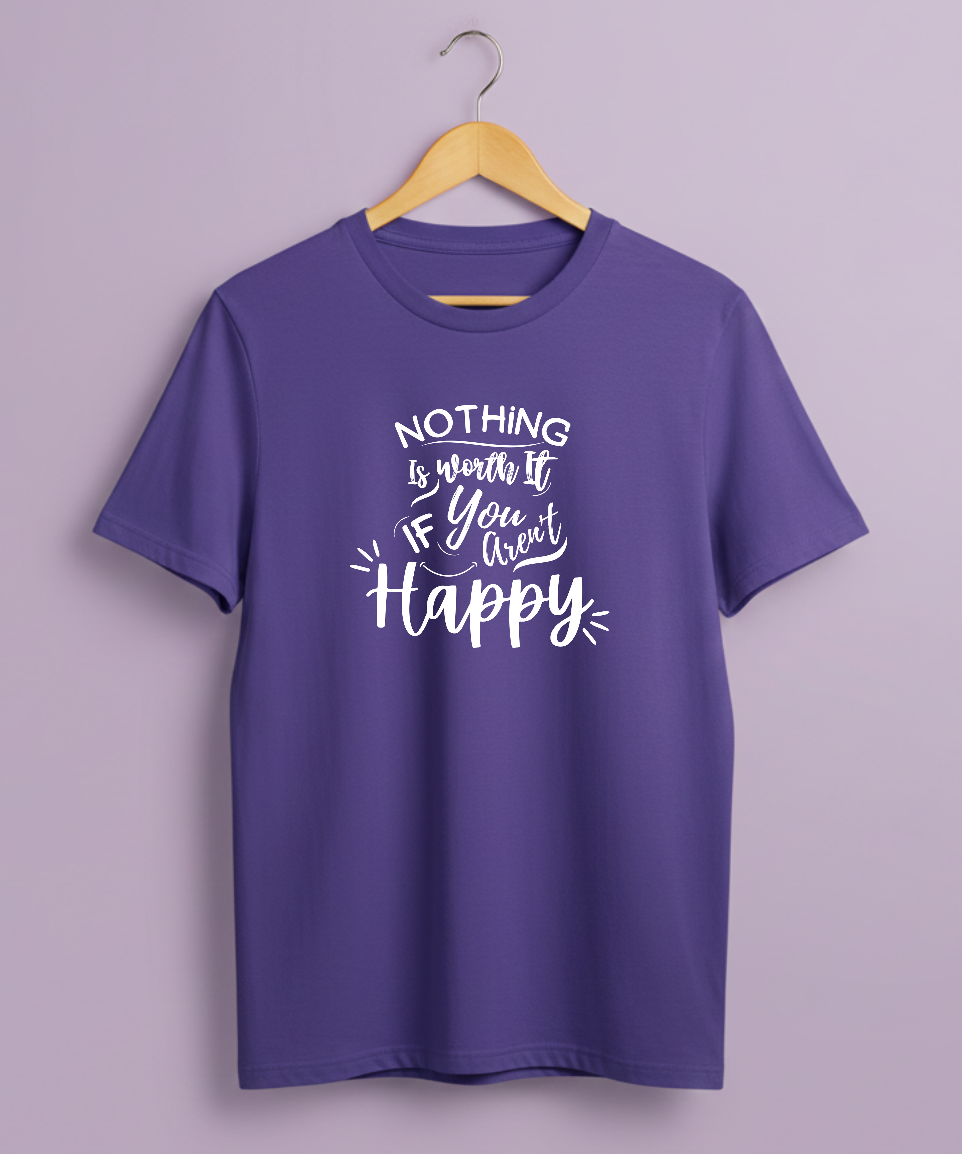Nothing is worth it i - Unisex Half Sleeve Tshirt