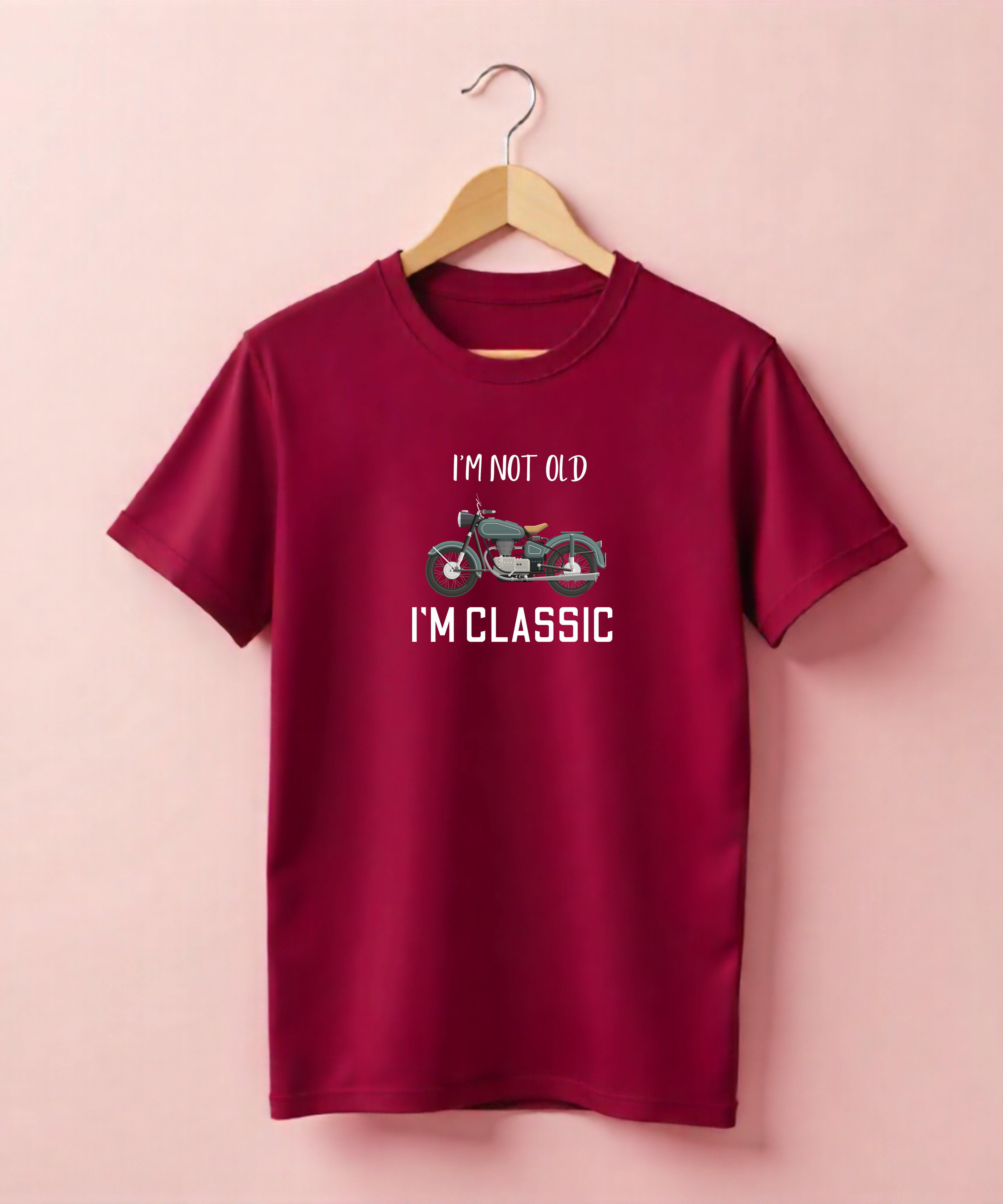Not old just Classic - Unisex Half Sleeve Tshirt