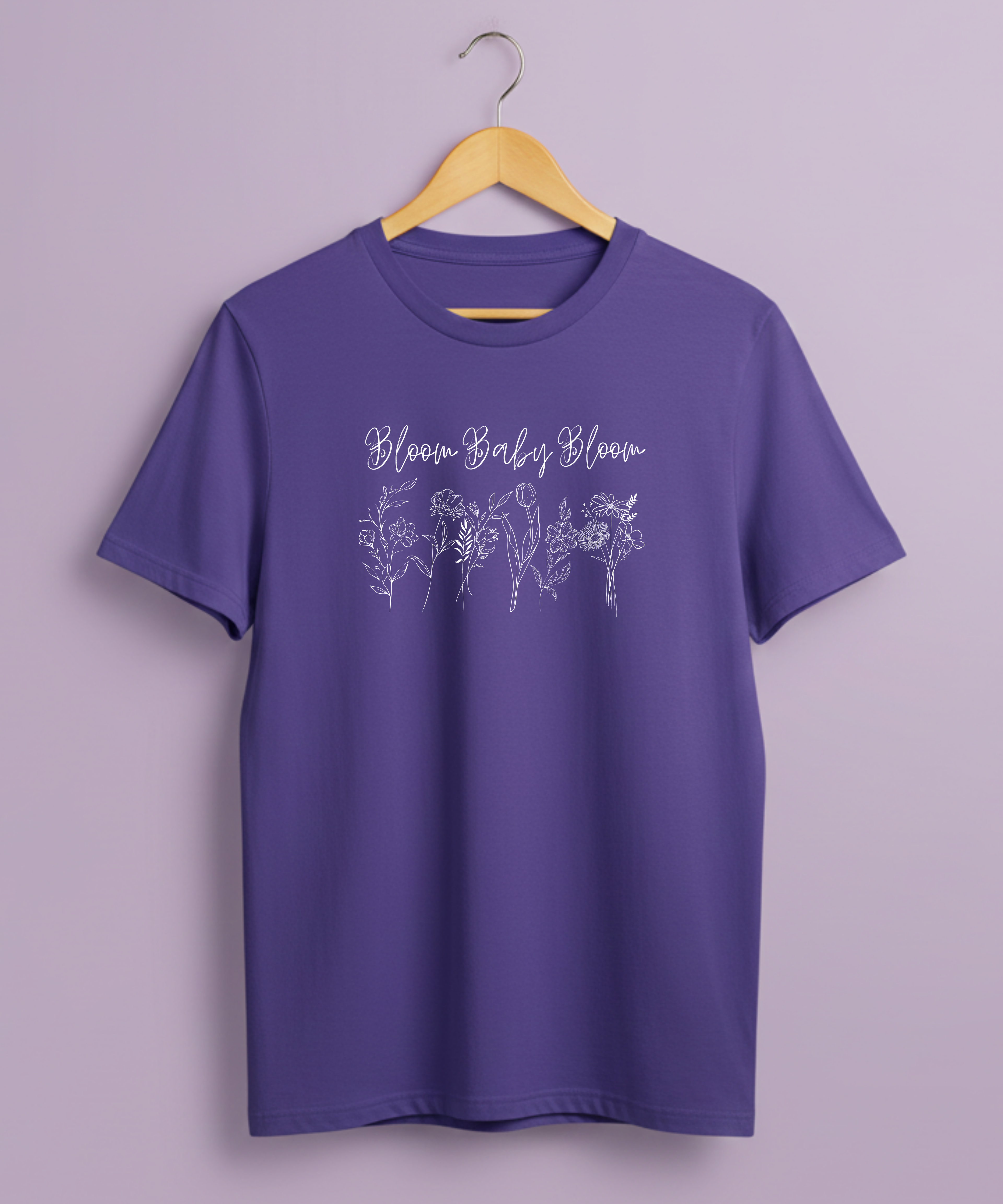 Bloom Baby Bloom - Unisex Half Sleeve Tshirt