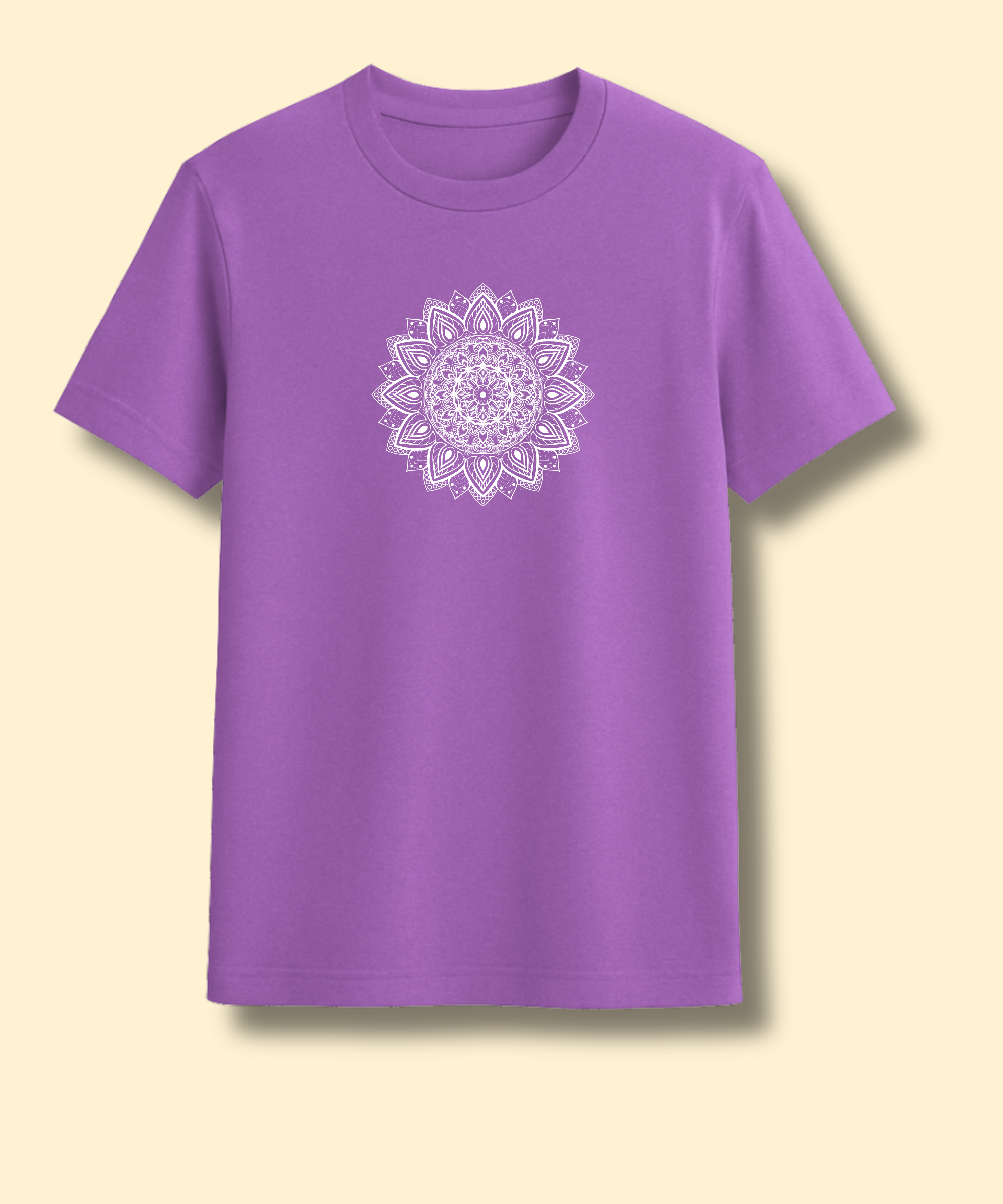 Mandala Art design - Unisex Half Sleeve Tshirt