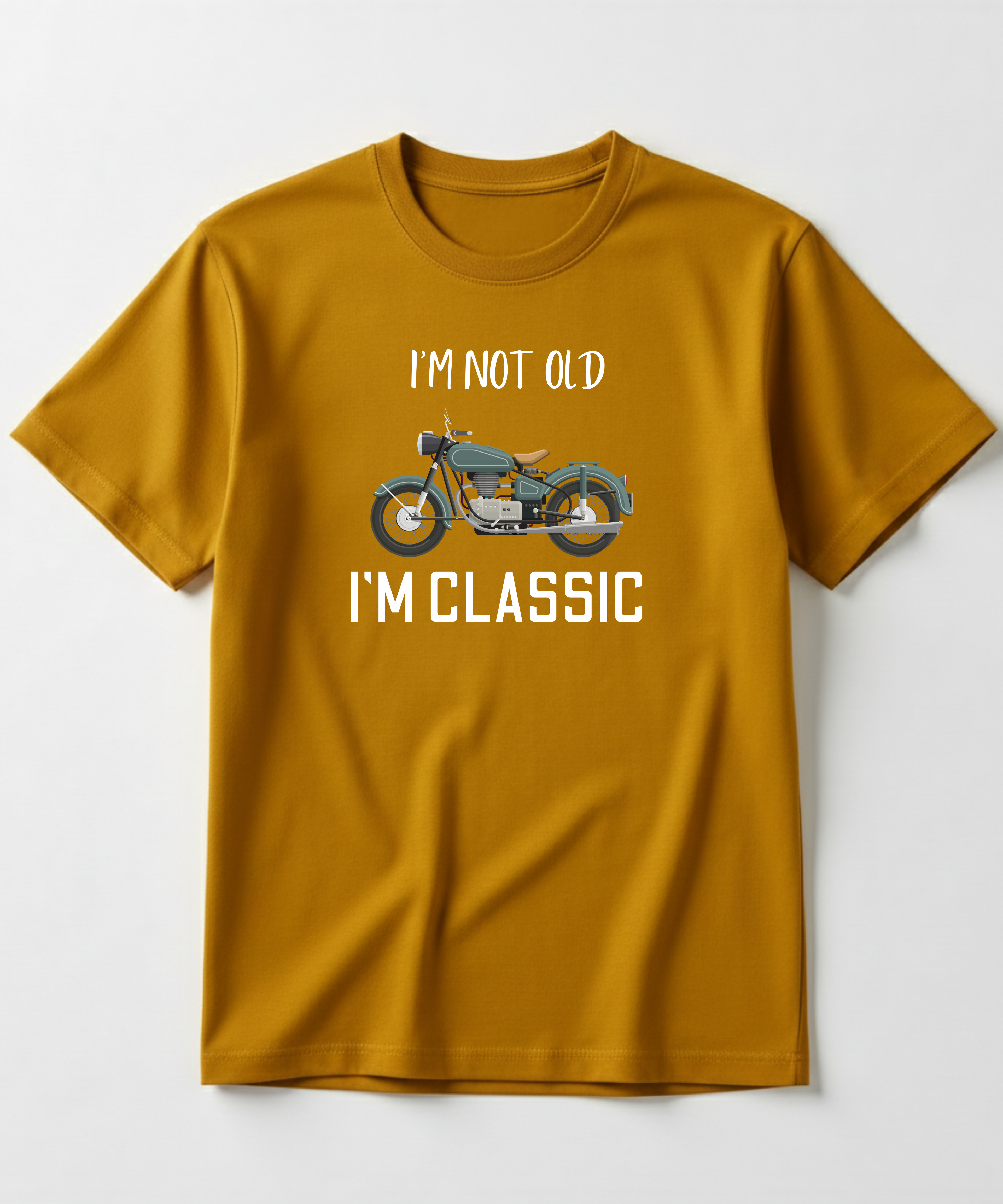 Not old just Classic - Unisex Half Sleeve Tshirt