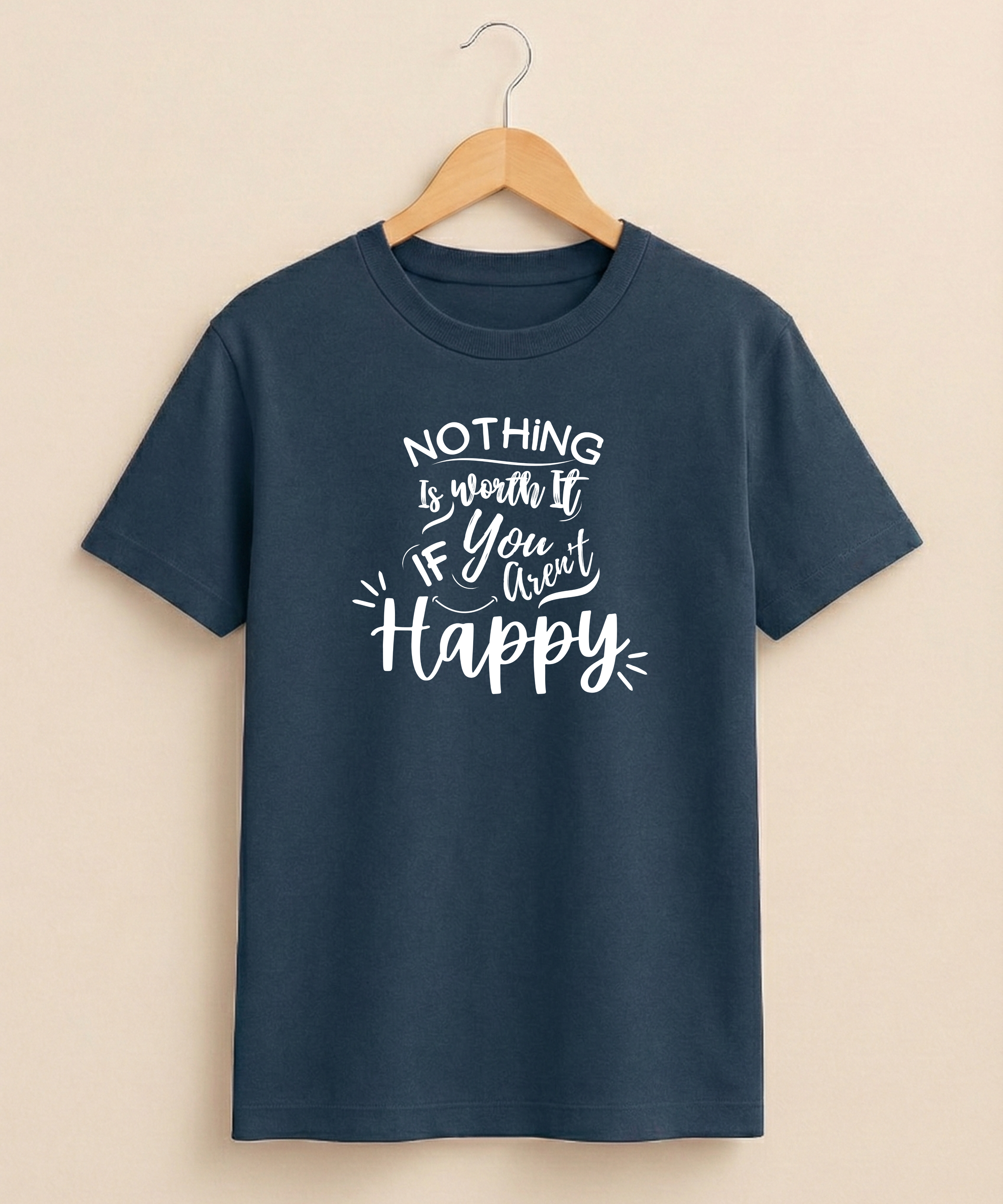 Nothing is worth it i - Unisex Half Sleeve Tshirt